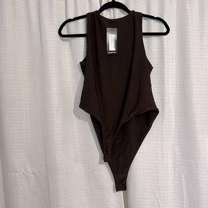 Dark brown bodysuit